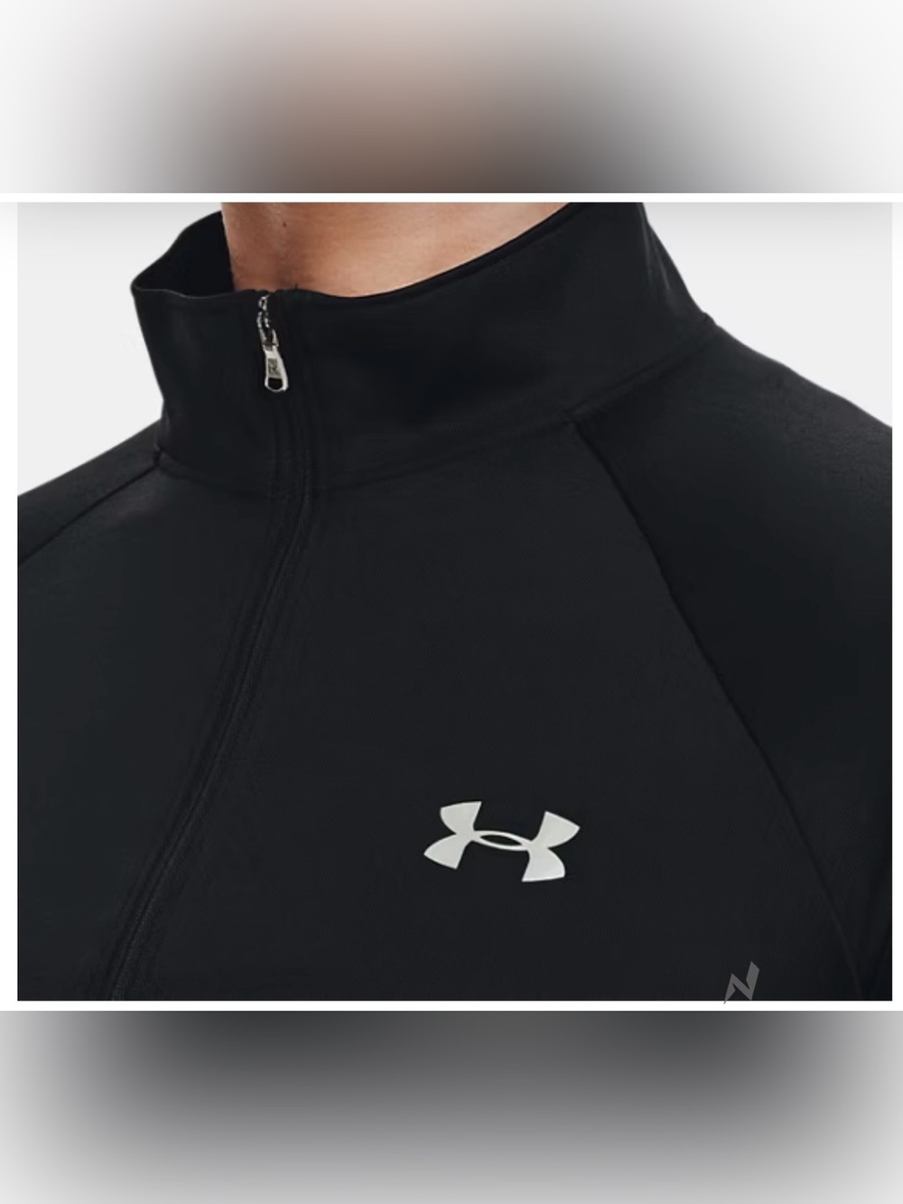 NWT Under Armour HeatGear 1/4 Zip Pullover Black XL Women’s Long Sleeve Athletic